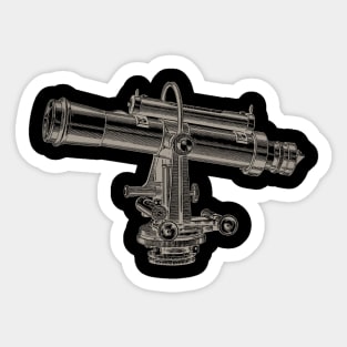 Vintage Telescope Sticker